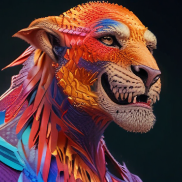 AI Artwork of a Tiger